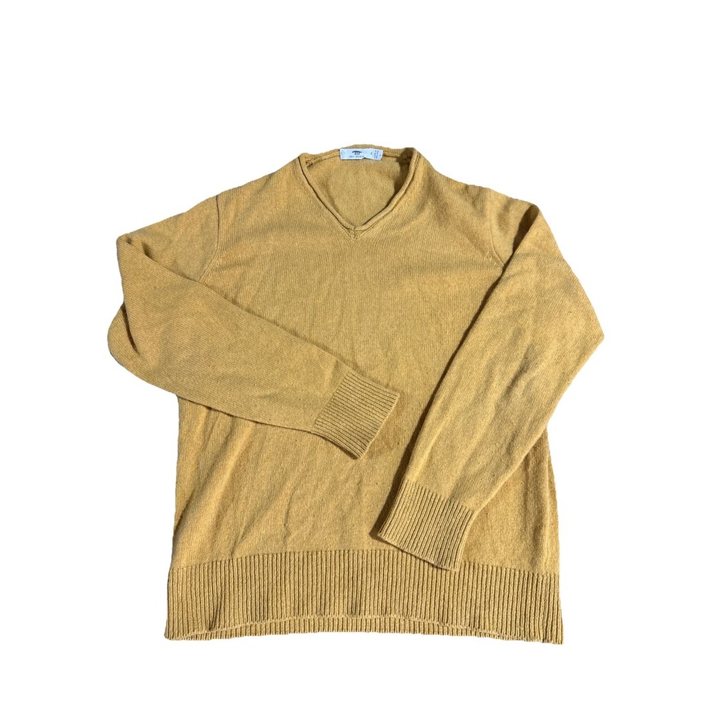 Inis Meain Sweater Size Large Merino Wool + Cashmere Made in Ireland